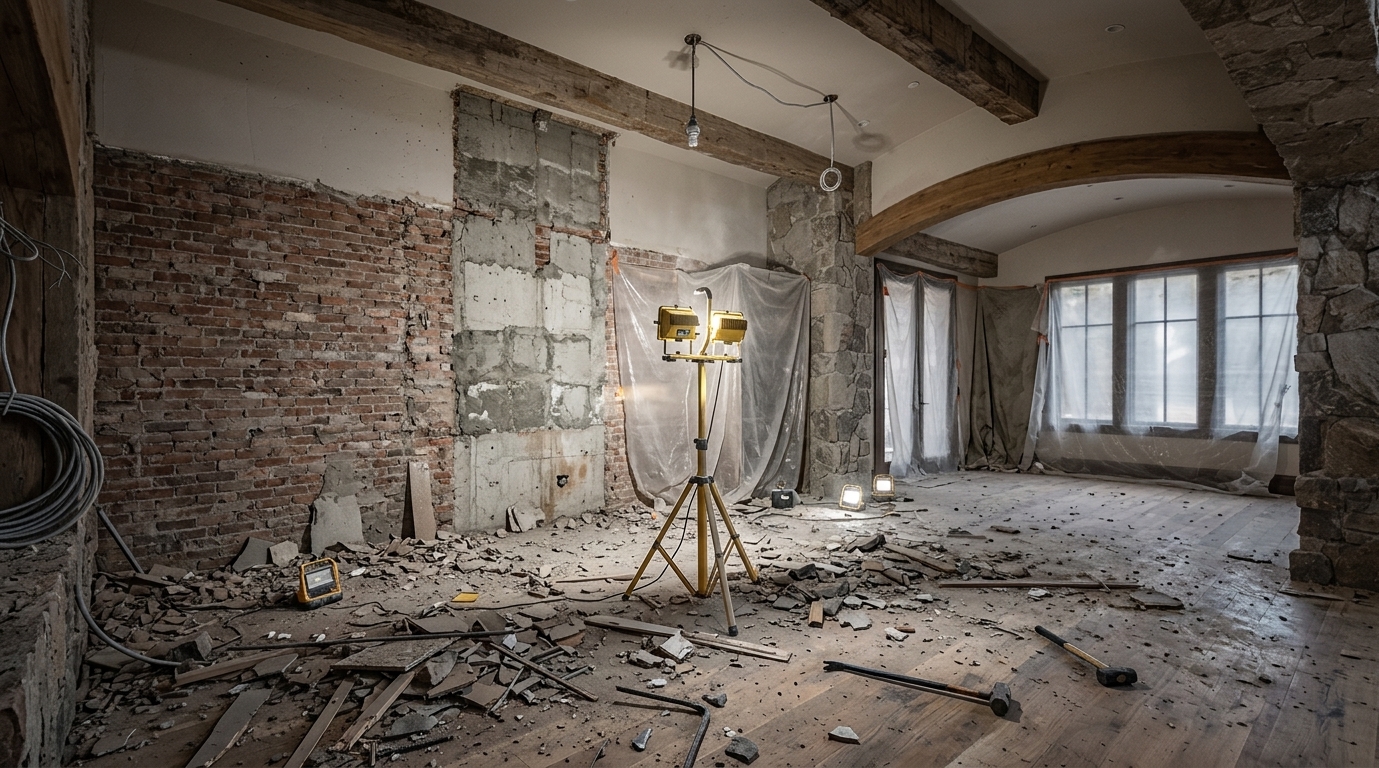 Demolition stage
